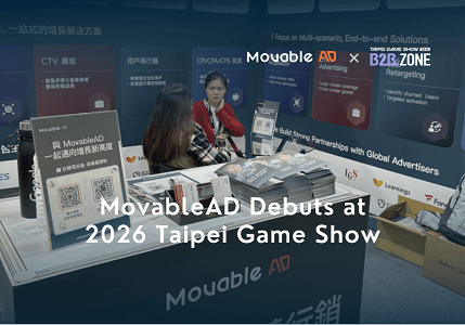 MovableAD Highlights the First Day at Taipei Game Show